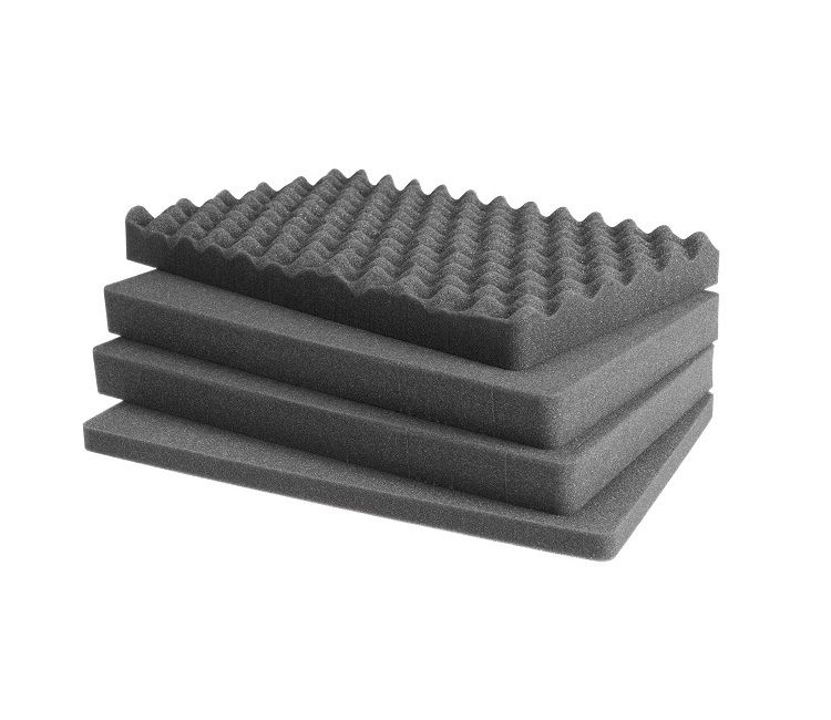 Foam used to secure the camera