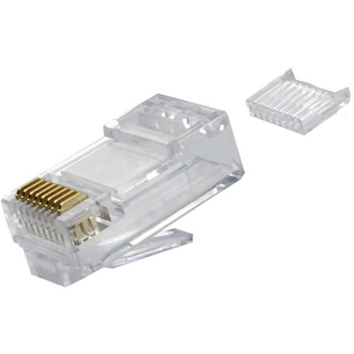 UTP connector attached to cable